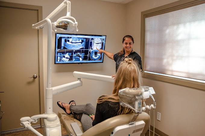 Ablantis Dental - Dr. Cortadi with Dental Patient in Encinitas Dental Office